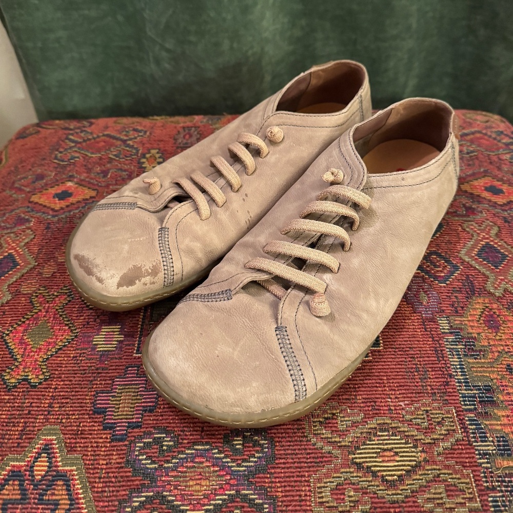 Camper Barefoot Tan Leather Shoe - Womens 9.5